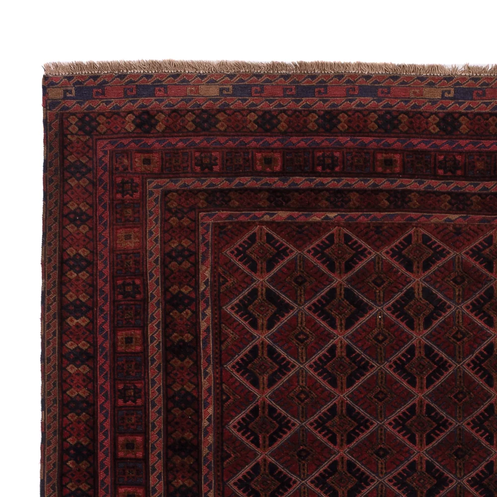 Kelim Teppich - Oriental - 195 x 164 cm - dunkelrot