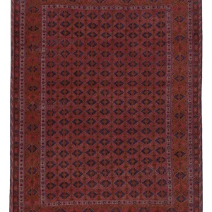 Kelim Teppich - Oriental - 196 x 144 cm - dunkelrot