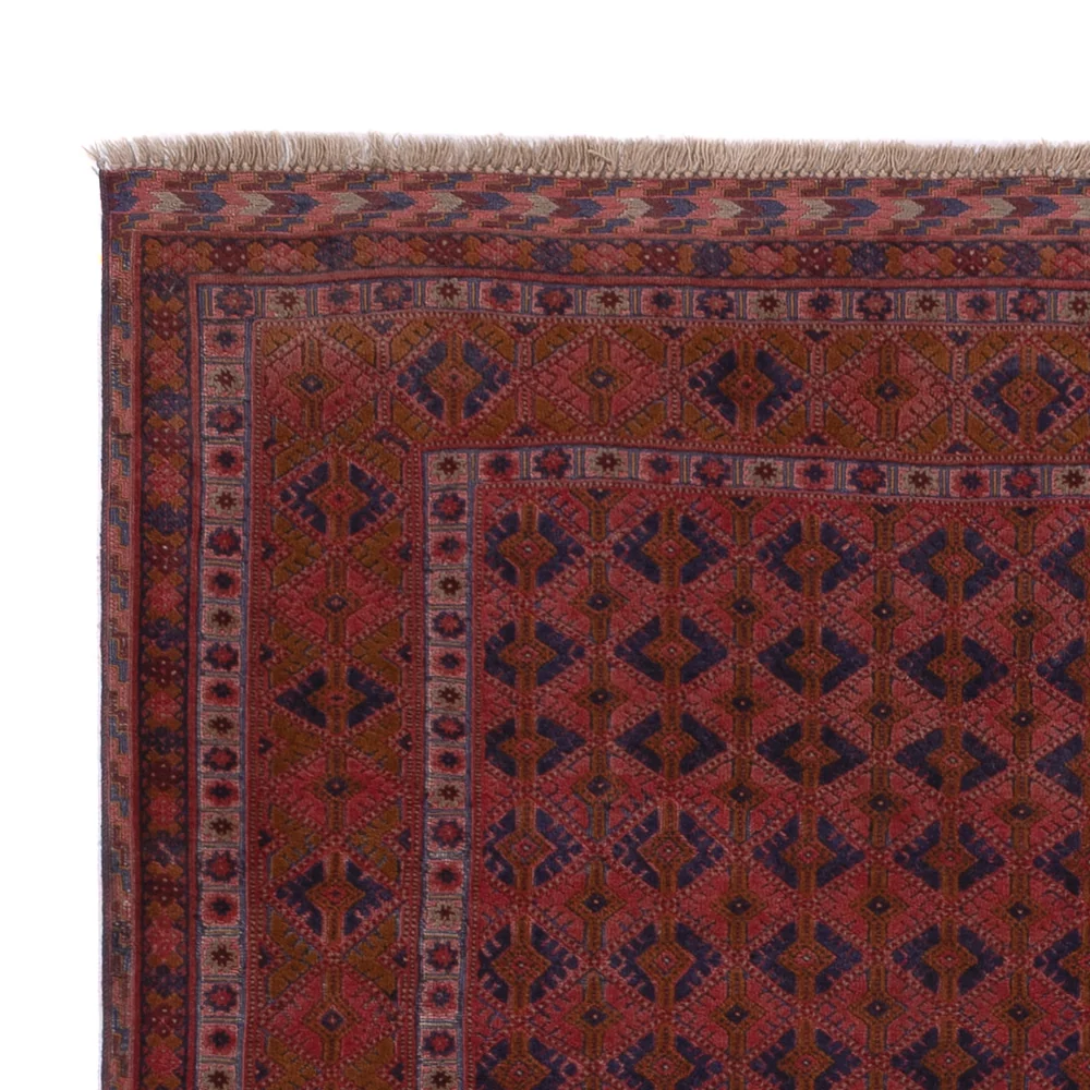 Kelim Teppich - Oriental - 196 x 144 cm - dunkelrot