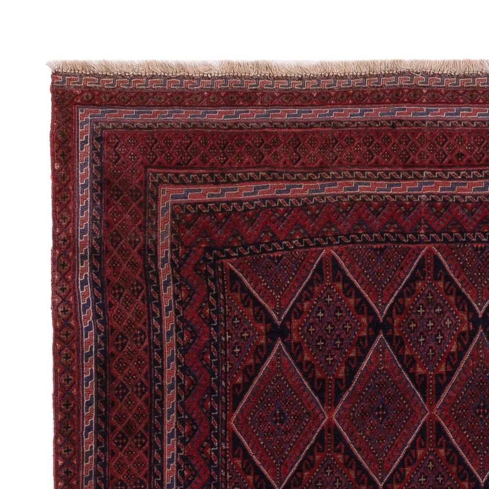 Kelim Teppich - Oriental - 197 x 146 cm - dunkelrot
