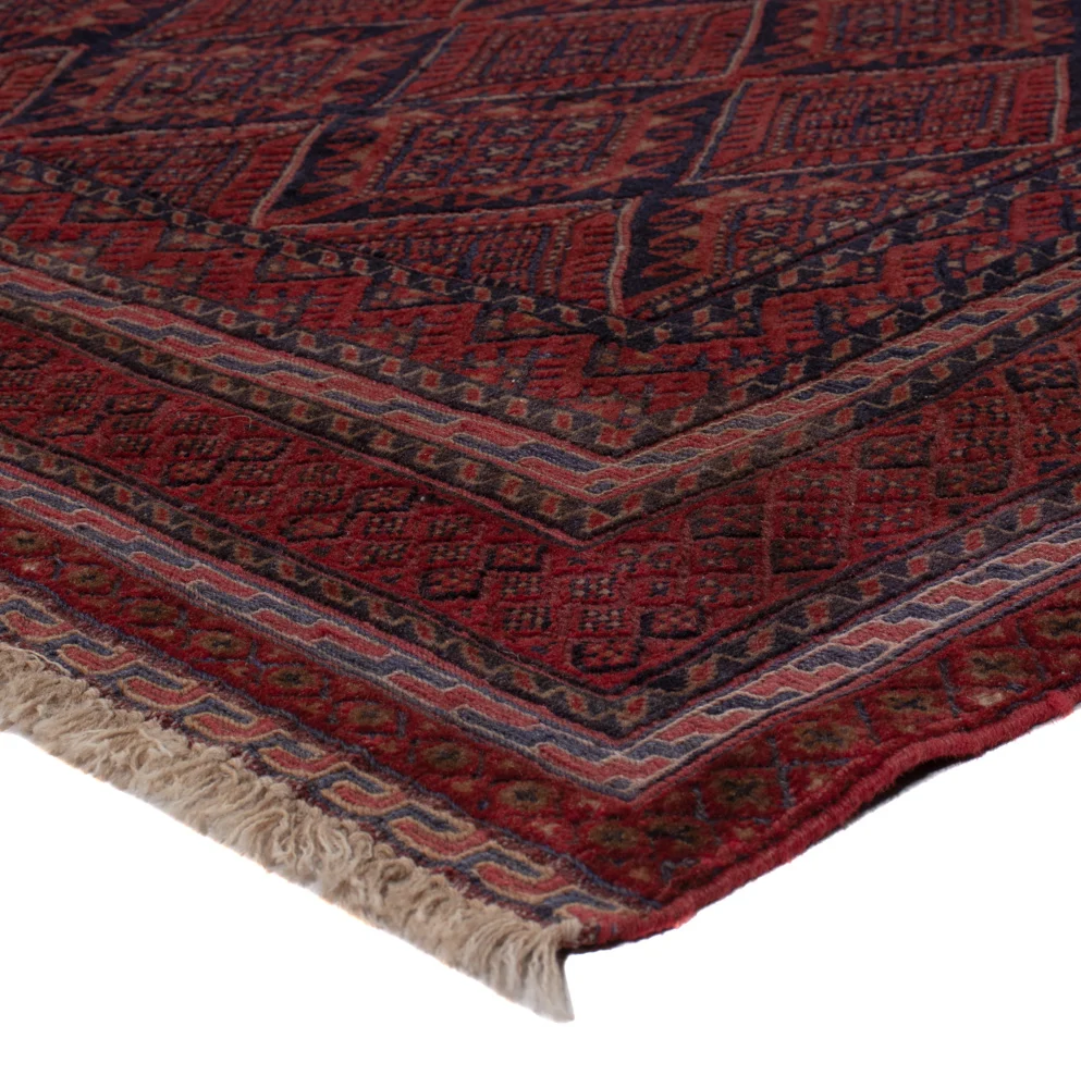 Kelim Teppich - Oriental - 197 x 146 cm - dunkelrot