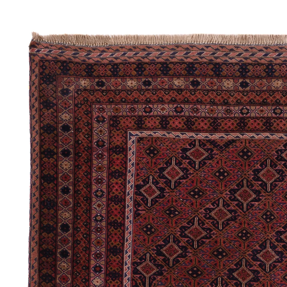 Kelim Teppich - Oriental - 197 x 161 cm - dunkelrot