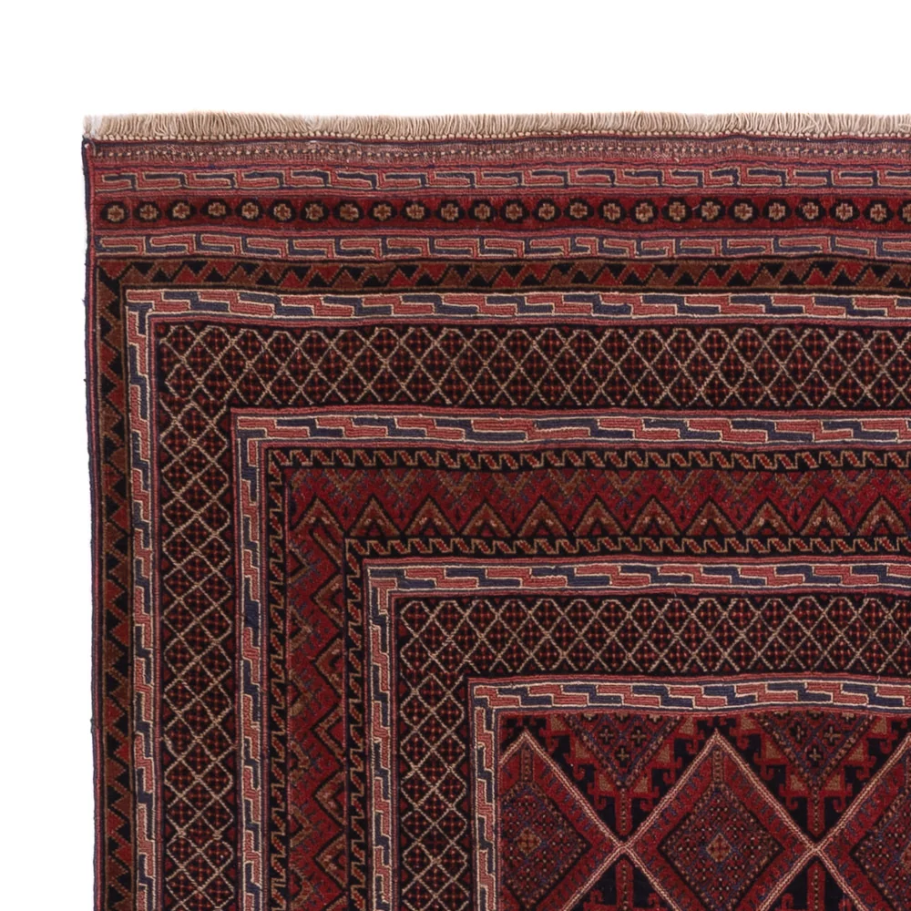 Kelim Teppich - Oriental - 198 x 139 cm - dunkelrot