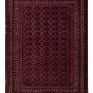 Kelim Teppich - Oriental - 198 x 153 cm - dunkelrot