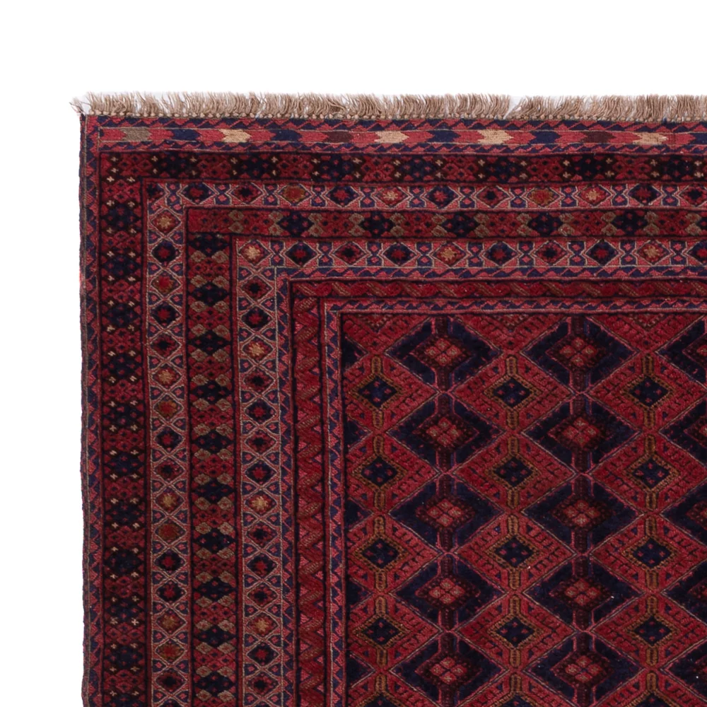 Kelim Teppich - Oriental - 198 x 153 cm - dunkelrot