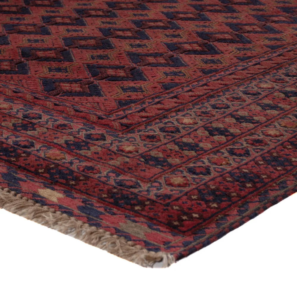 Kelim Teppich - Oriental - 198 x 153 cm - dunkelrot