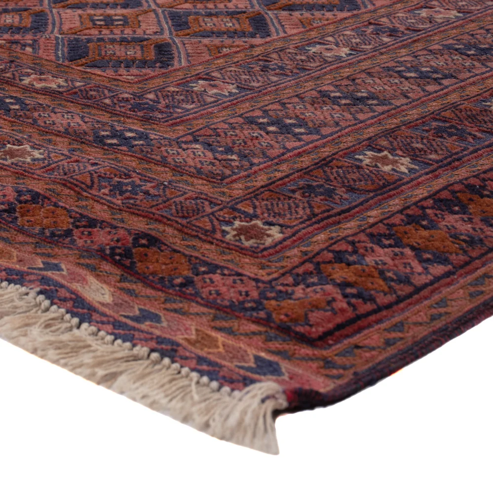 Kelim Teppich - Oriental - 198 x 155 cm - dunkelrot