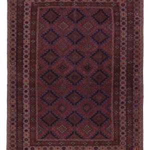 Kelim Teppich - Oriental - 198 x 156 cm - dunkelrot