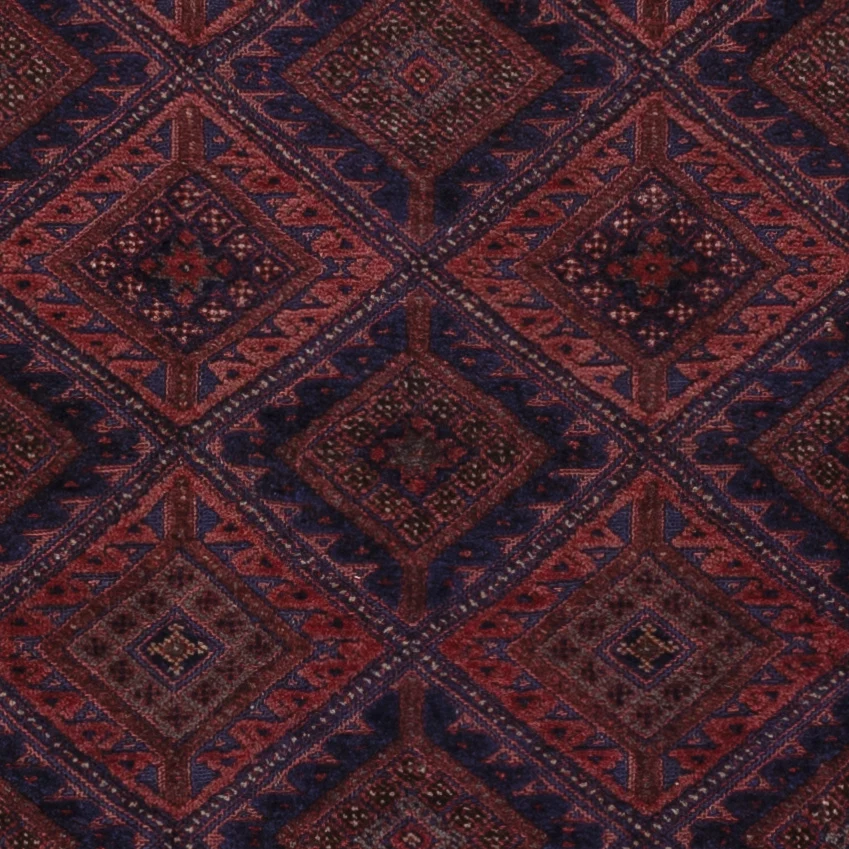 Kelim Teppich - Oriental - 198 x 156 cm - dunkelrot