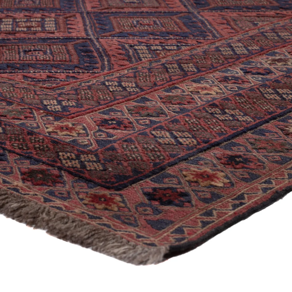 Kelim Teppich - Oriental - 198 x 156 cm - dunkelrot