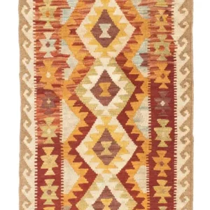 Kelim Teppich - Oriental 198 x 73 cm - beige