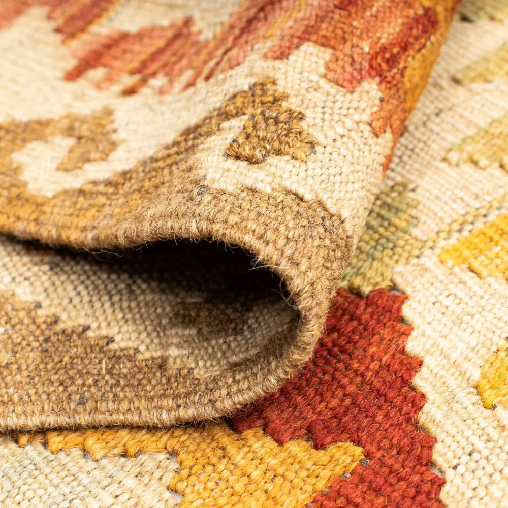 Kelim Teppich - Oriental 198 x 73 cm - beige