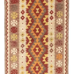 Kelim Teppich - Oriental 198 x 78 cm - beige