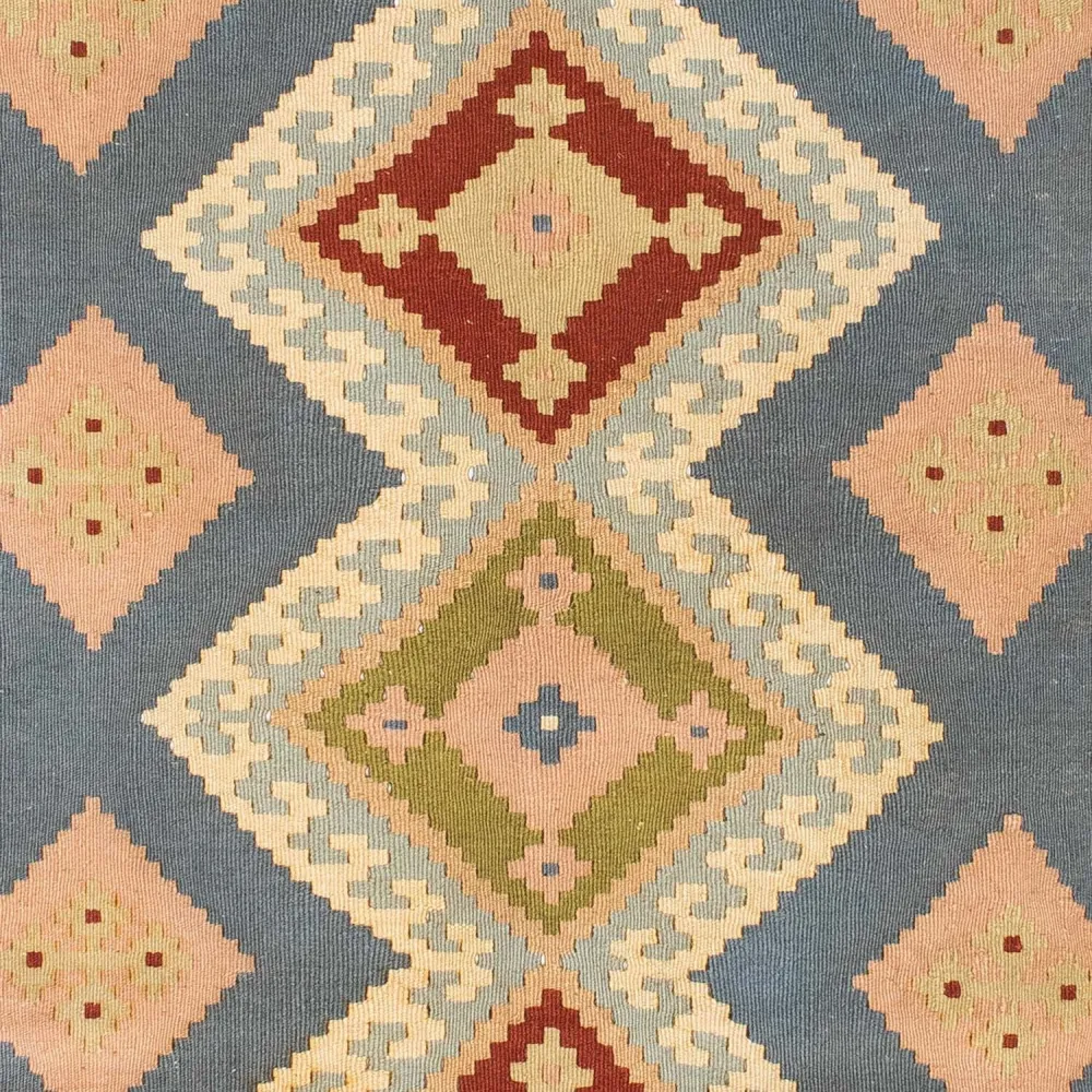 Kelim Teppich - Oriental 200 x 130 cm - hellblau