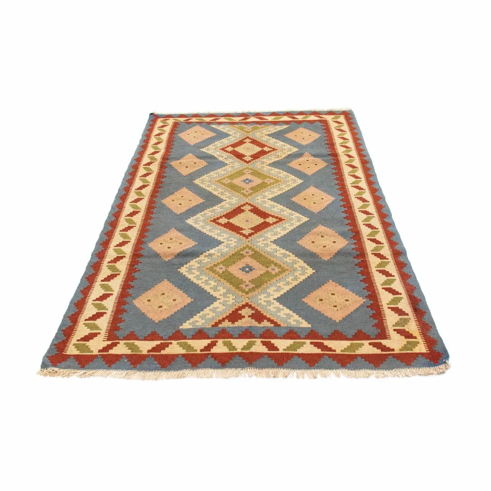Kelim Teppich - Oriental 200 x 130 cm - hellblau
