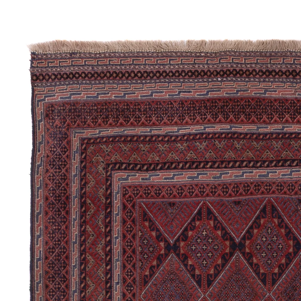 Kelim Teppich - Oriental - 200 x 139 cm - dunkelrot