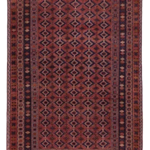 Kelim Teppich - Oriental - 201 x 141 cm - dunkelrot