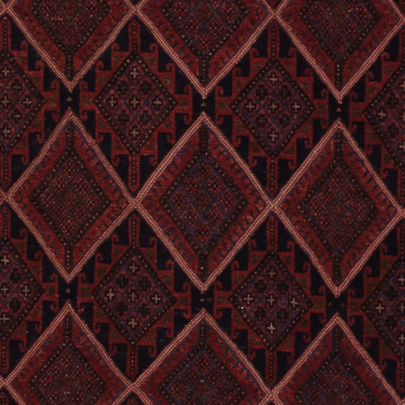 Kelim Teppich - Oriental - 203 x 140 cm - dunkelrot