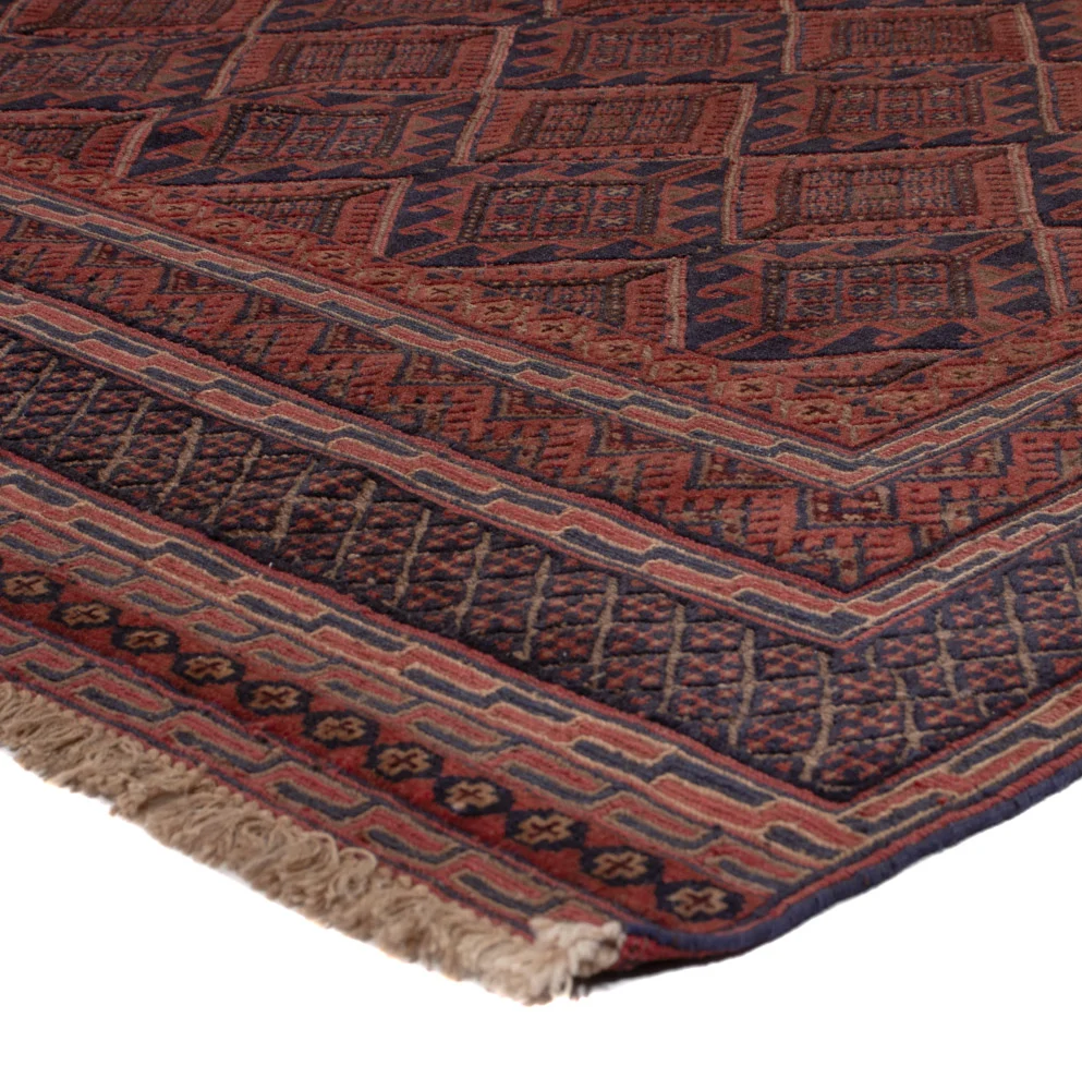 Kelim Teppich - Oriental - 203 x 140 cm - dunkelrot