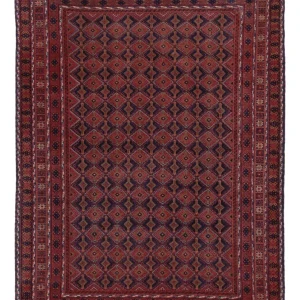 Kelim Teppich - Oriental - 203 x 152 cm - dunkelrot