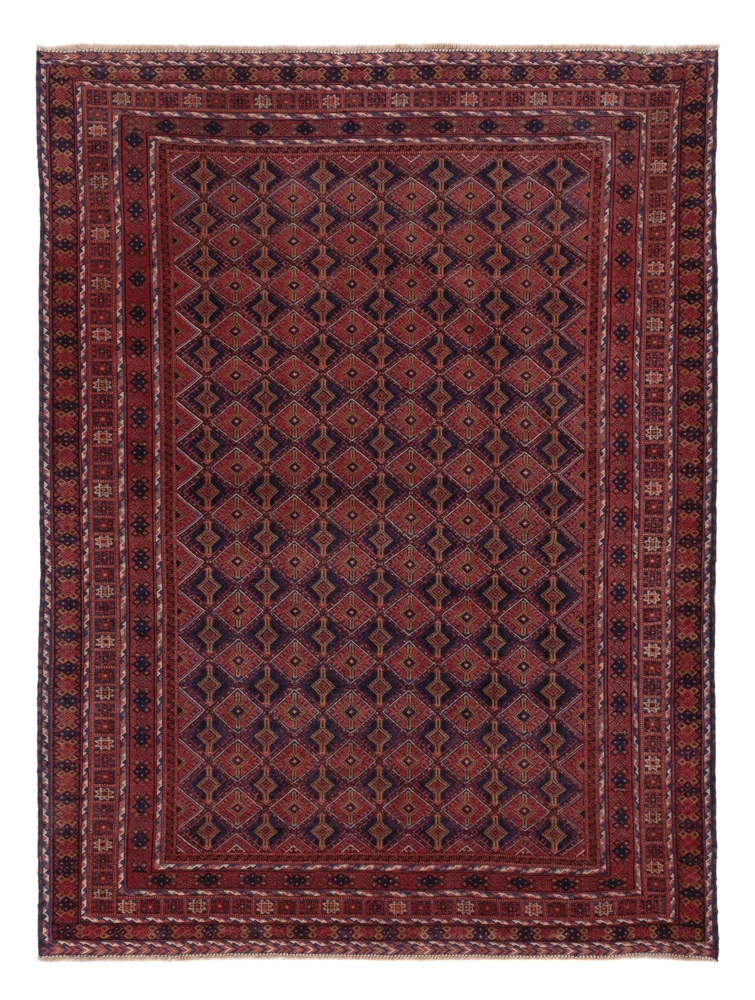 Kelim Teppich - Oriental - 203 x 152 cm - dunkelrot