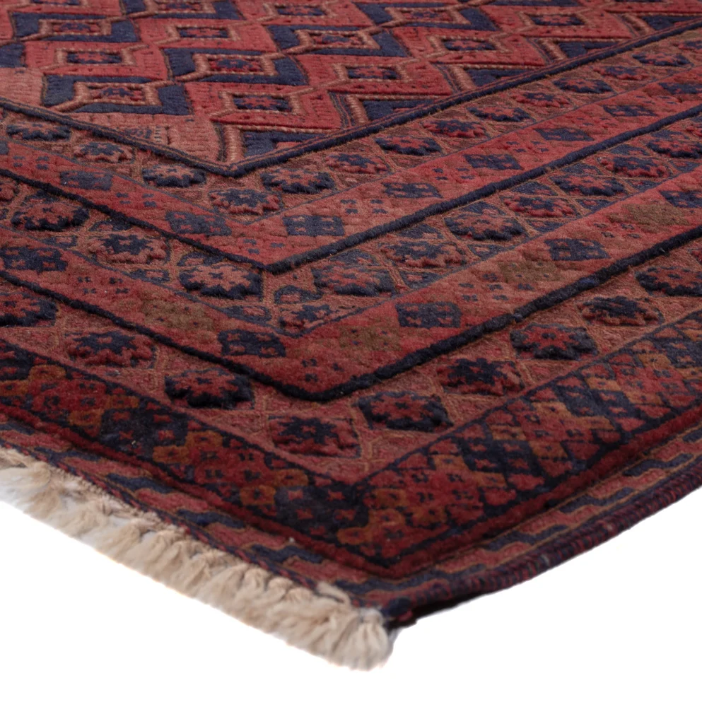 Kelim Teppich - Oriental - 203 x 155 cm - dunkelrot
