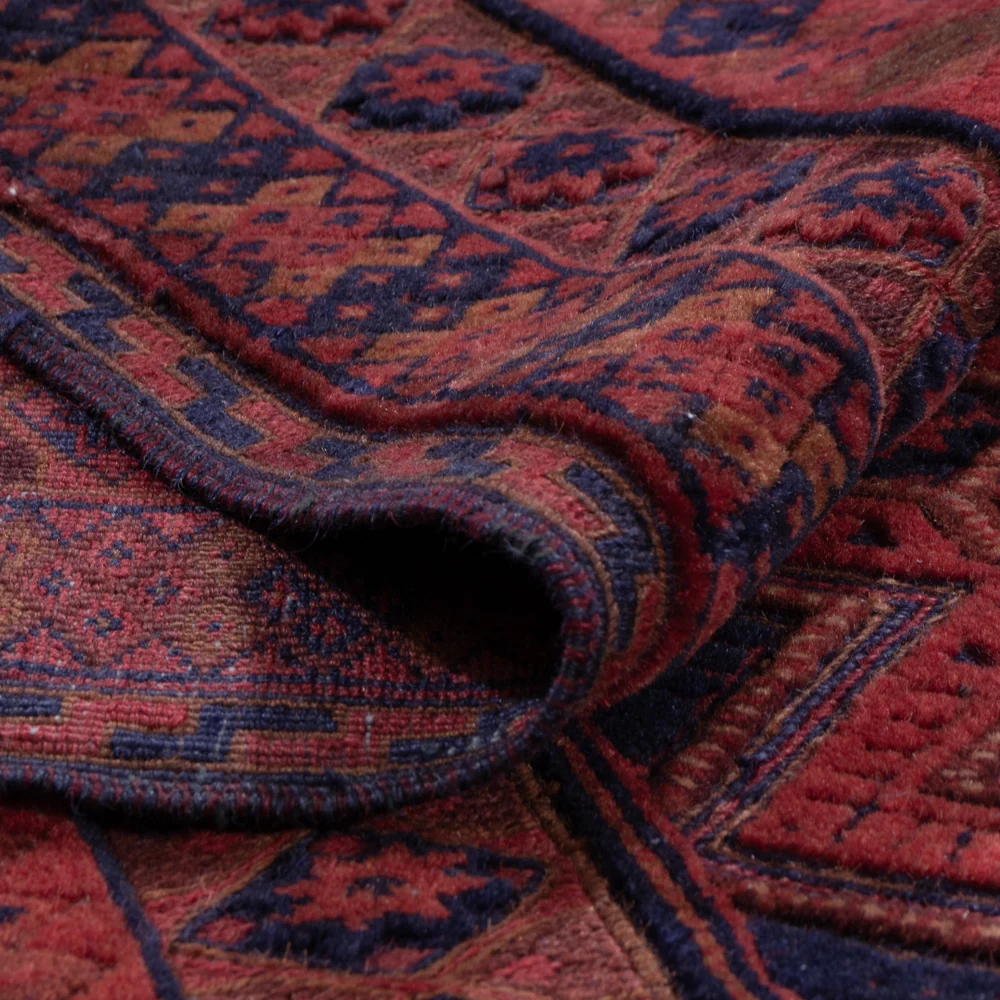 Kelim Teppich - Oriental - 203 x 155 cm - dunkelrot