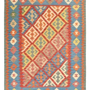 Kelim Teppich - Oriental - 203 x 157 cm - mehrfarbig