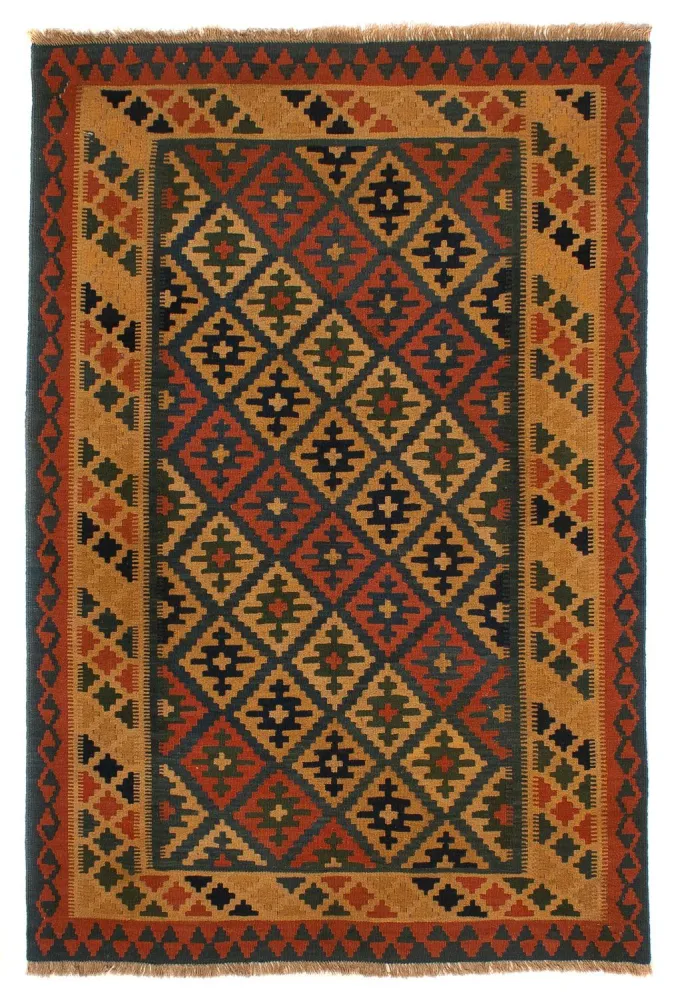Kelim Teppich - Oriental 203 x 158 cm - mehrfarbig