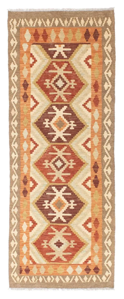 Kelim Teppich - Oriental 203 x 73 cm - beige