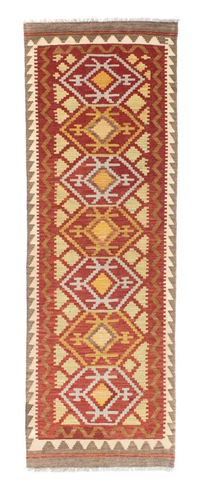 Kelim Teppich - Oriental 203 x 67 cm - rot