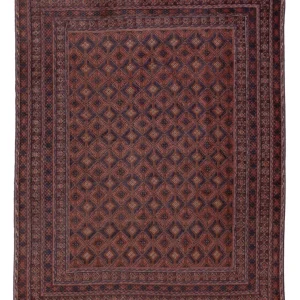 Kelim Teppich - Oriental - 204 x 152 cm - dunkelrot