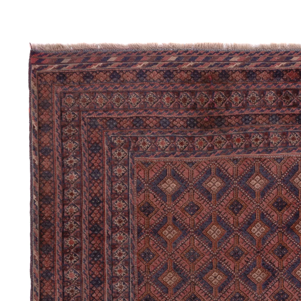 Kelim Teppich - Oriental - 204 x 152 cm - dunkelrot