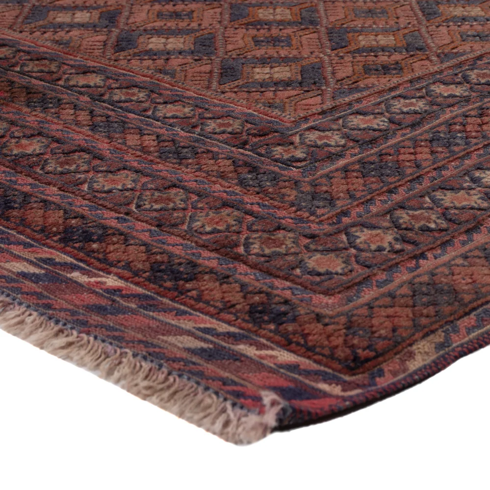 Kelim Teppich - Oriental - 204 x 152 cm - dunkelrot