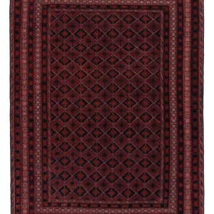 Kelim Teppich - Oriental - 204 x 153 cm - dunkelrot