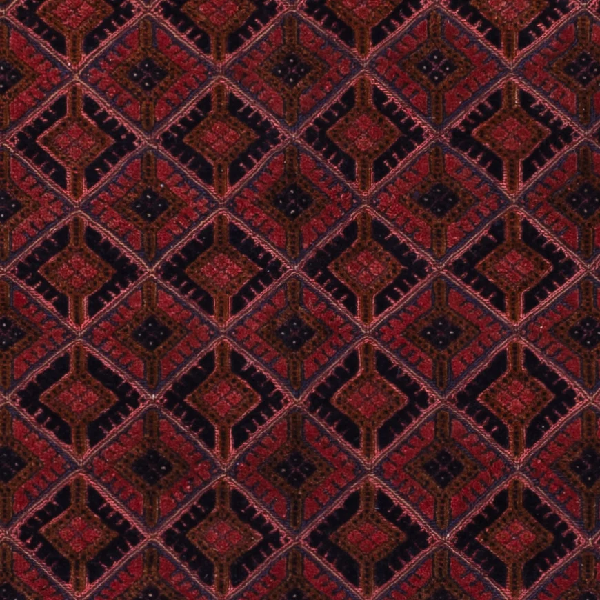 Kelim Teppich - Oriental - 204 x 153 cm - dunkelrot