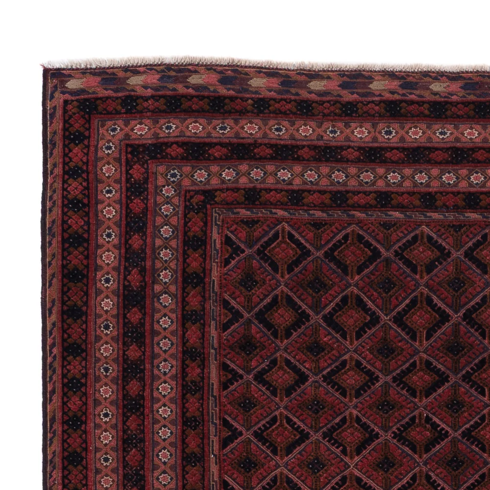 Kelim Teppich - Oriental - 204 x 153 cm - dunkelrot