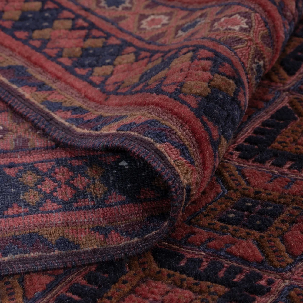 Kelim Teppich - Oriental - 204 x 153 cm - dunkelrot