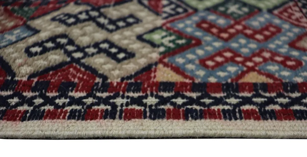 Kelim Teppich - Oriental 205 x 178 cm - blau