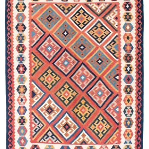Kelim Teppich - Oriental 206 x 156 cm - rost