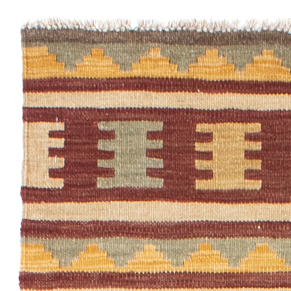 Kelim Teppich - Oriental 207 x 74 cm - beige