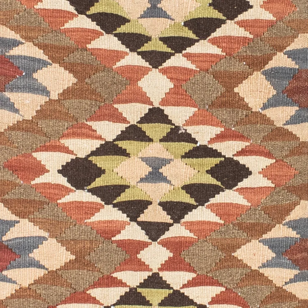 Kelim Teppich - Oriental 207 x 85 cm - hellbraun