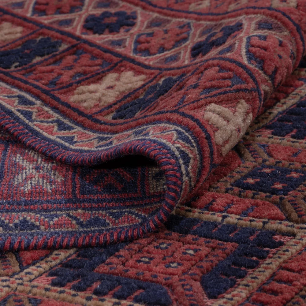 Kelim Teppich - Oriental - 209 x 151 cm - dunkelrot