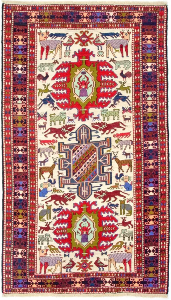 Kelim Teppich - Oriental 212 x 118 cm Teppichbrücke