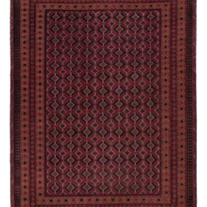 Kelim Teppich - Oriental - 213 x 150 cm - dunkelrot