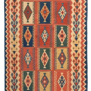 Kelim Teppich - Oriental 215 x 163 cm - mehrfarbig