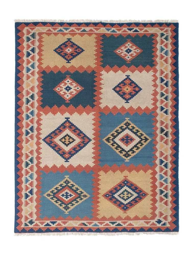 Kelim Teppich - Oriental 216 x 161 cm - mehrfarbig