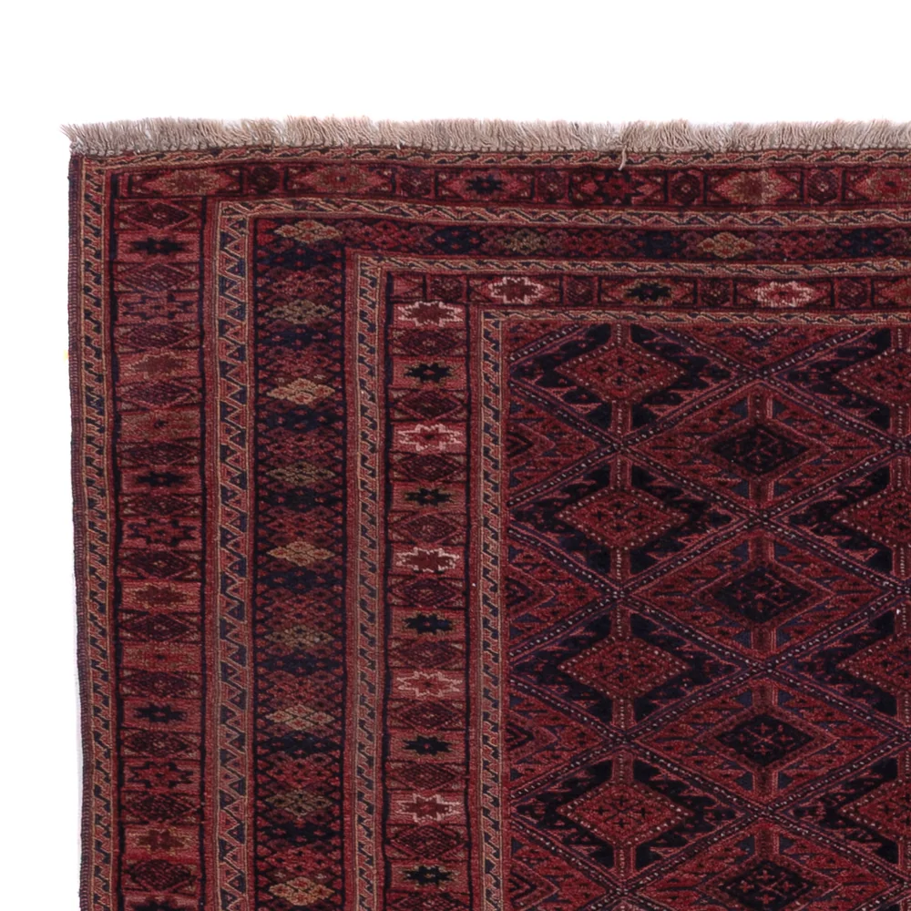 Kelim Teppich - Oriental - 221 x 146 cm - dunkelrot