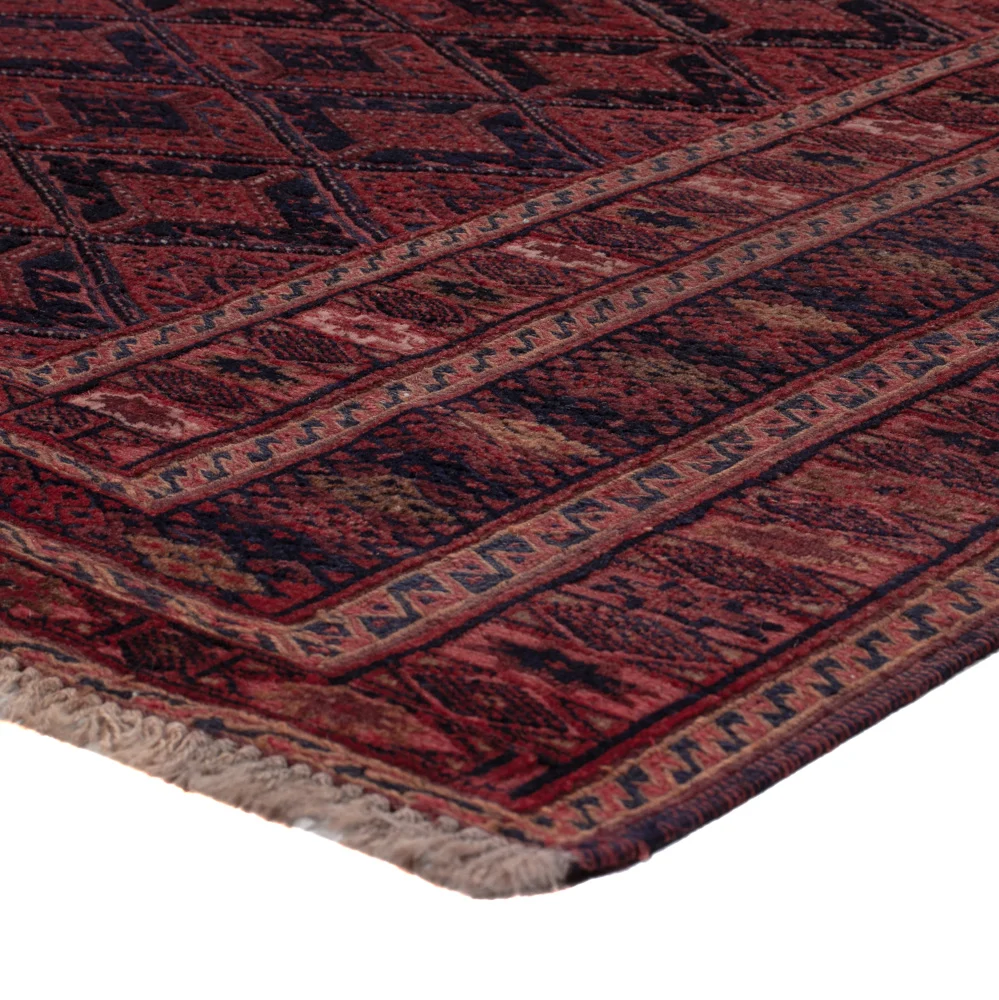 Kelim Teppich - Oriental - 221 x 146 cm - dunkelrot