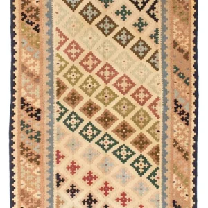 Kelim Teppich - Oriental 223 x 132 cm - beige